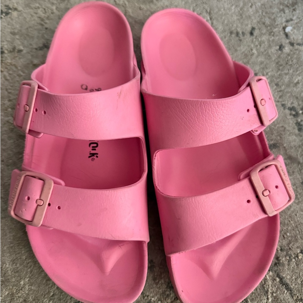 Pink birkenstock Sandals